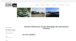 Desktop Screenshot of gymnasium-parsberg.de